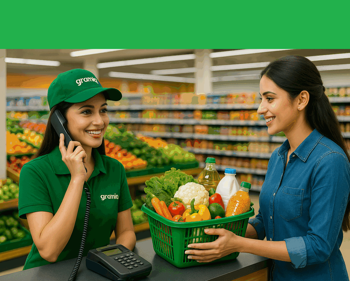 Call Gramiq store to place order